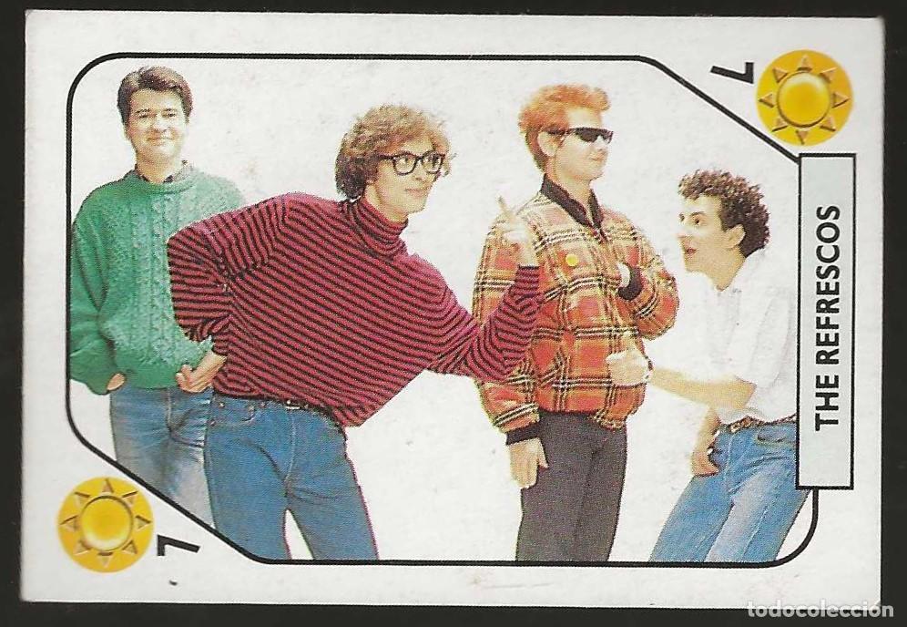 Coleccionismo cromos antiguos: TELE BANCO POP --7 DE OROS -- THE REFRESCOS