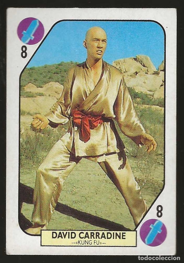 Coleccionismo cromos antiguos: TELE BANCO POP --8 DE ESPADAS -- DAVIS CARRADINE