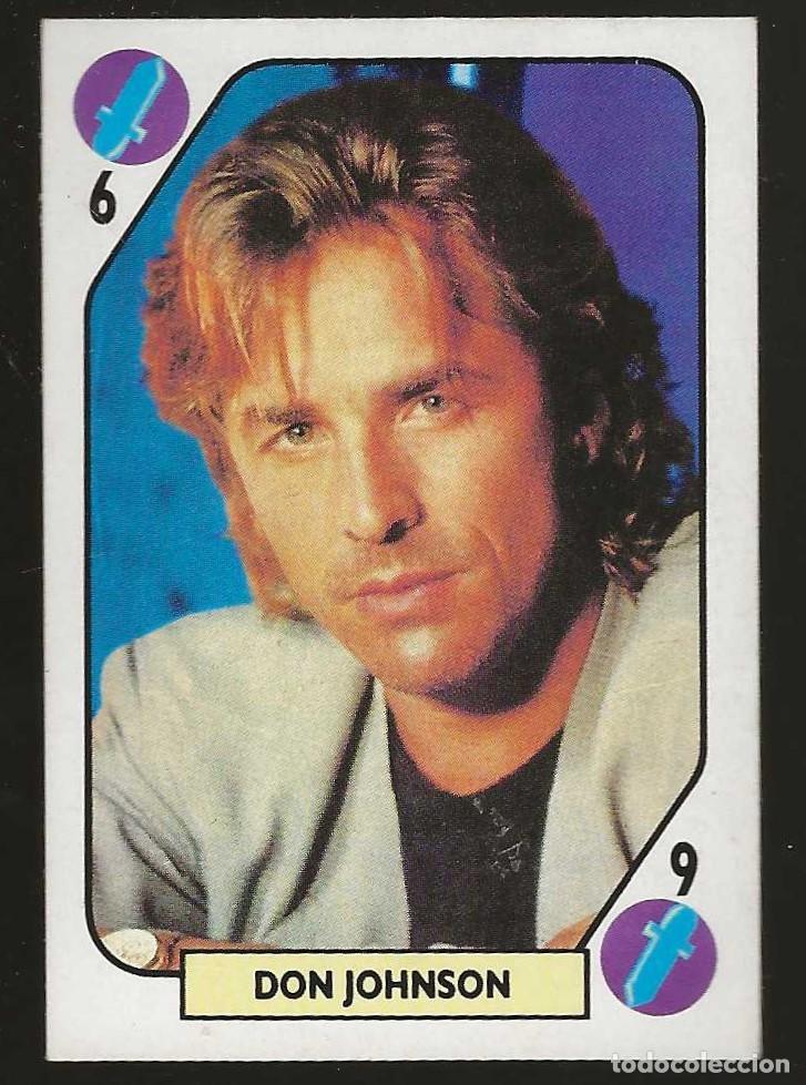Coleccionismo cromos antiguos: TELE BANCO POP -- 6 DE ESPADAS -- DON JOHNSON