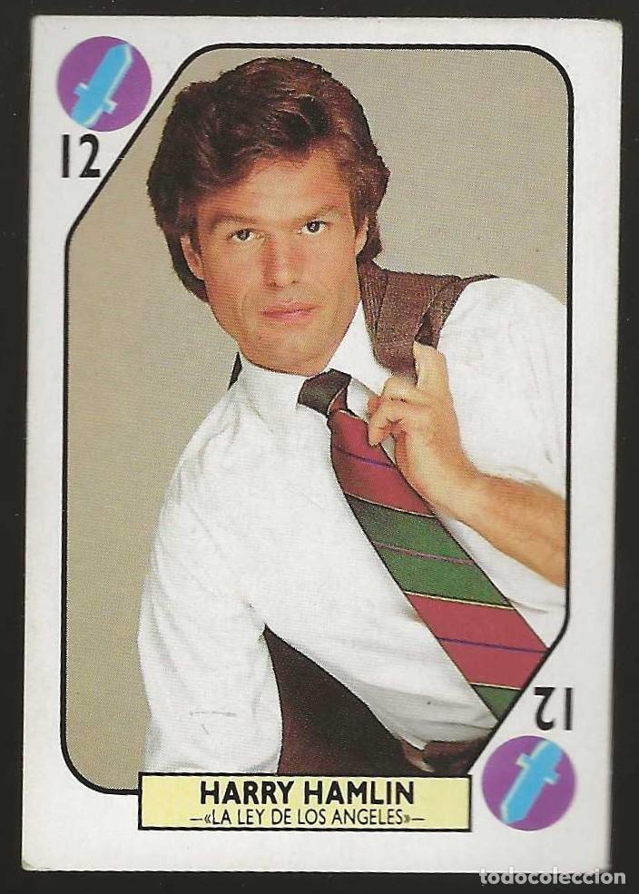 Coleccionismo cromos antiguos: TELE BANCO POP --12 DE ESPADAS -- HARRY HAMLIN