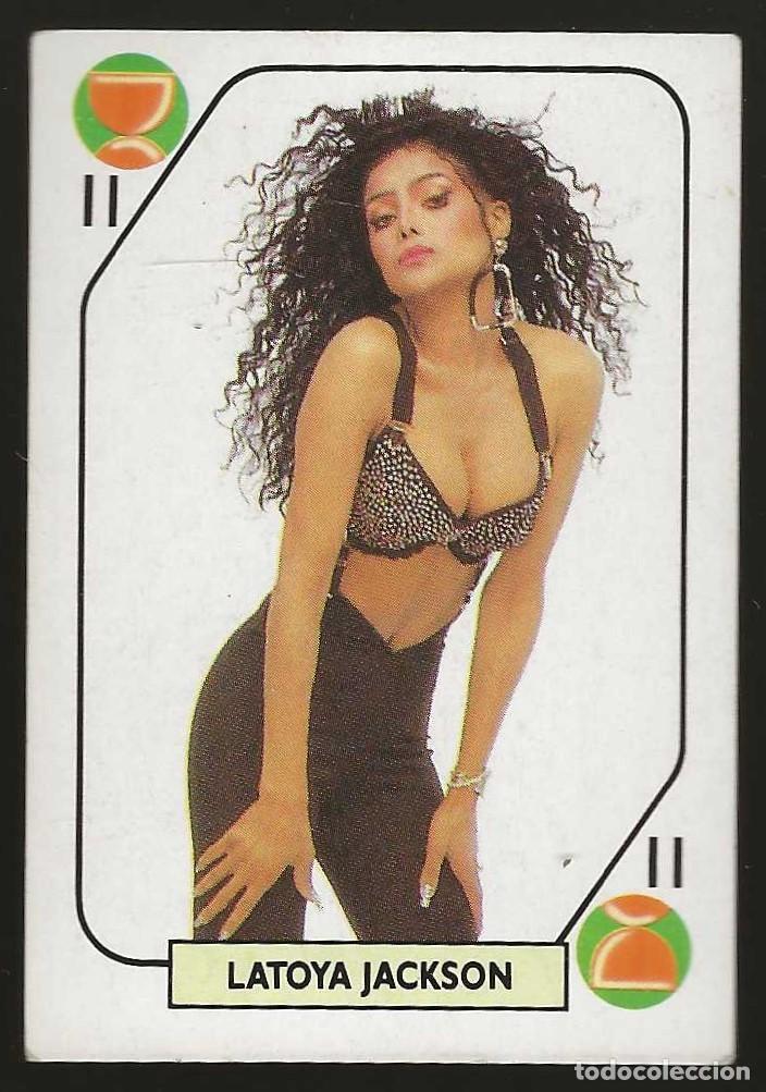 Coleccionismo cromos antiguos: TELE BANCO POP --11 DE COPAS -- LATOYA JACKSON