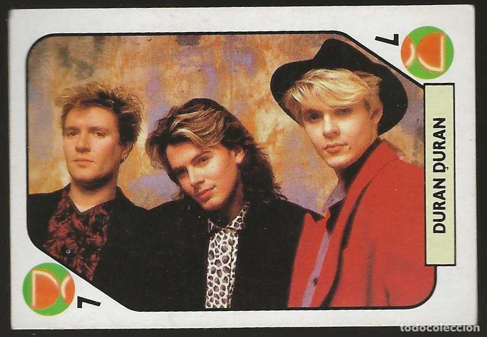 Coleccionismo cromos antiguos: TELE BANCO POP --7 DE COPAS -- DURAN DURAN