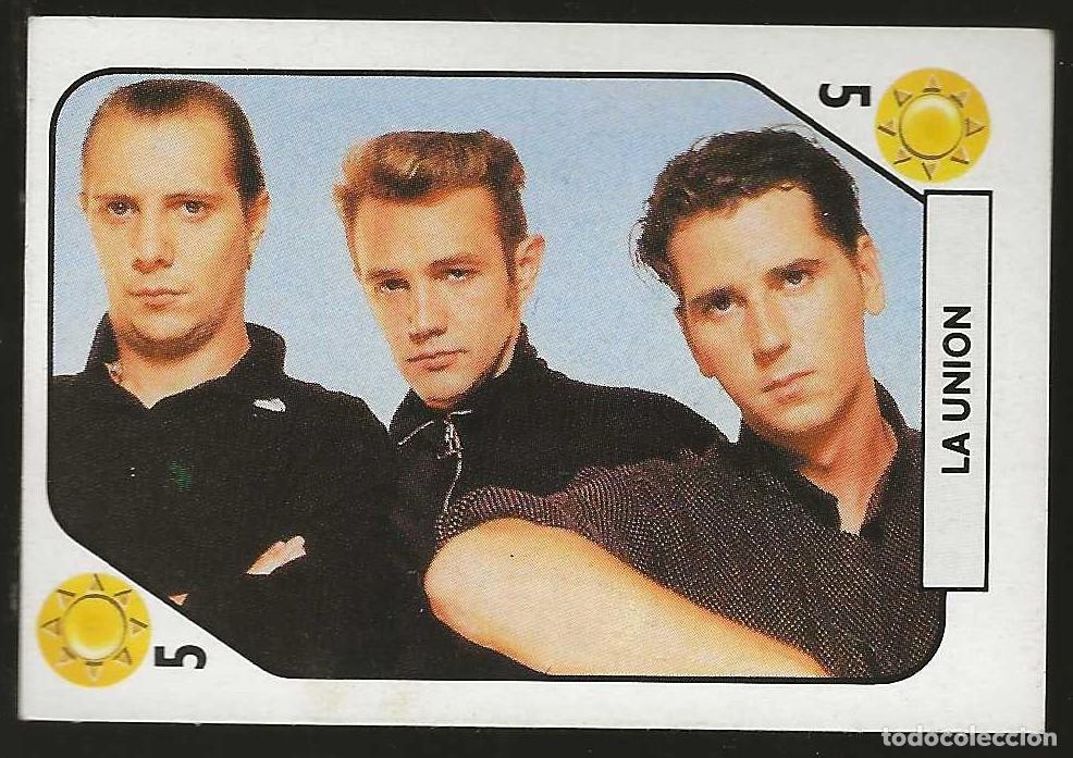Coleccionismo cromos antiguos: TELE BANCO POP -- 5 DE OROS -- LA UNI&Oacute;N