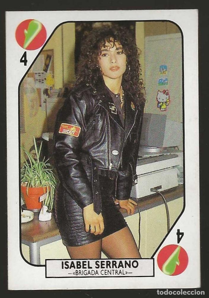Colecionismo Cromos antigos: TELE BANCO POP -- 4 DE BASTOS -- ISABEL SERRANO