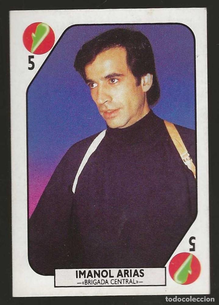 Colecionismo Cromos antigos: TELE BANCO POP -- 5 DE BASTOS -- IMANOL ARIAS