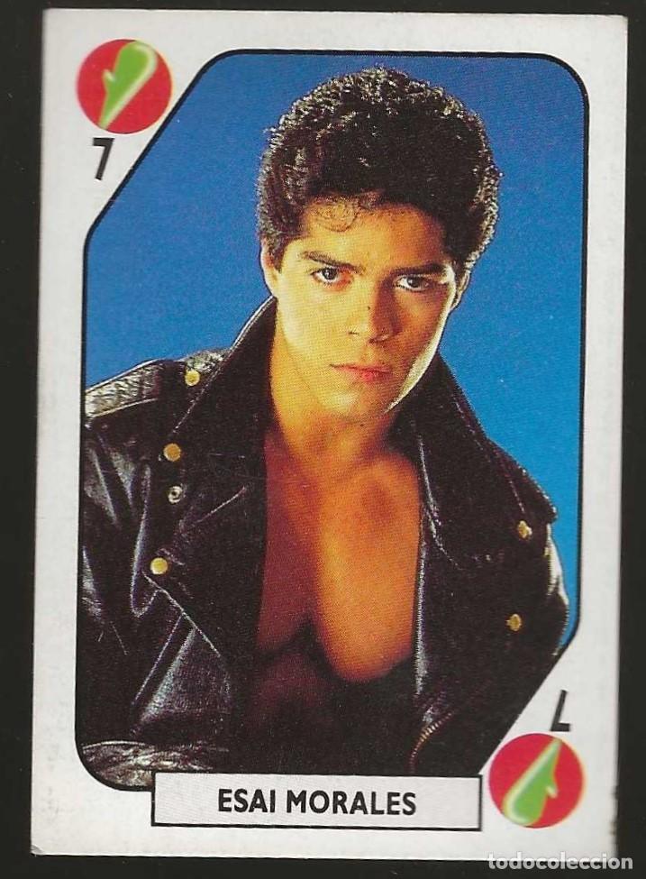 Colecionismo Cromos antigos: TELE BANCO POP -- 7 DE BASTOS -- ESAI MORALES