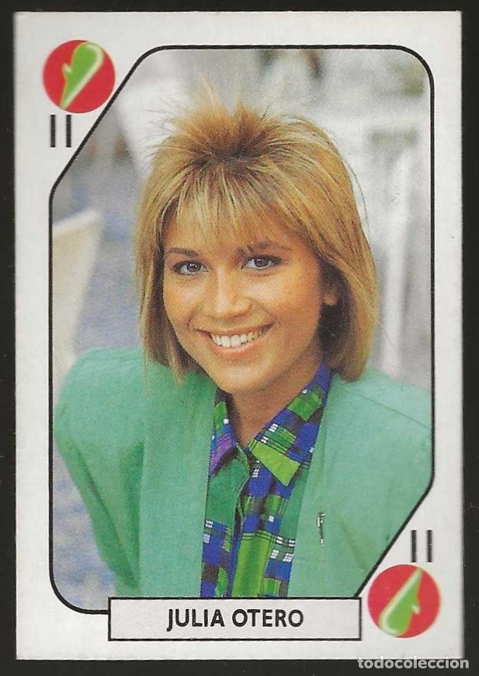 Colecionismo Cromos antigos: TELE BANCO POP --11 DE BASTOS -- JULIA OTERO