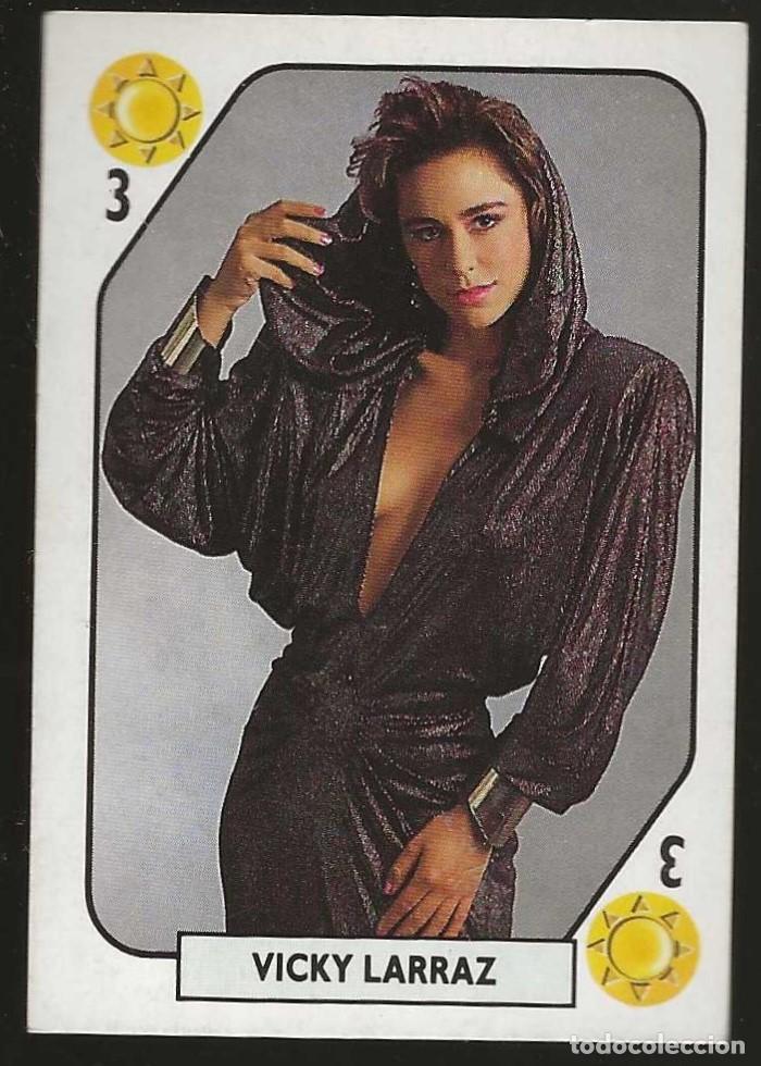 Coleccionismo cromos antiguos: TELE BANCO POP -- 3 DE OROS --VICKY LARRAZ