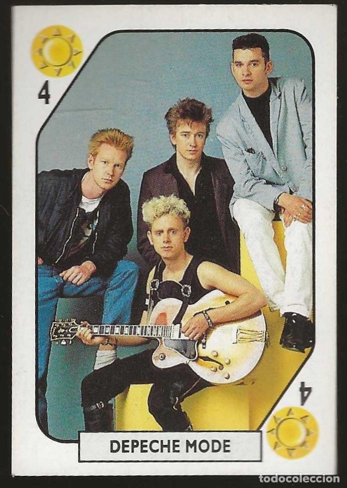 Coleccionismo cromos antiguos: TELE BANCO POP -- 4 DE OROS -- DEPECHE MODE