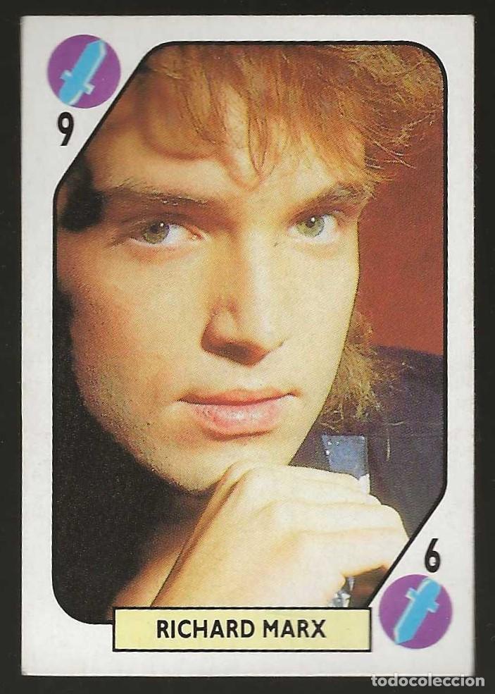 Coleccionismo cromos antiguos: TELE BANCO POP -- 9 DE ESPADAS -- RICHARD MARX