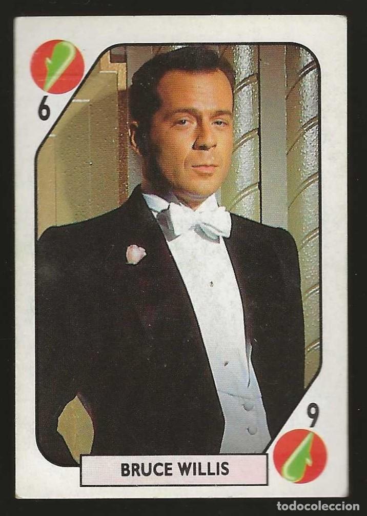 Coleccionismo cromos antiguos: TELE BANCO POP -- 6 DE BASTOS -- BRUCE WILLIS