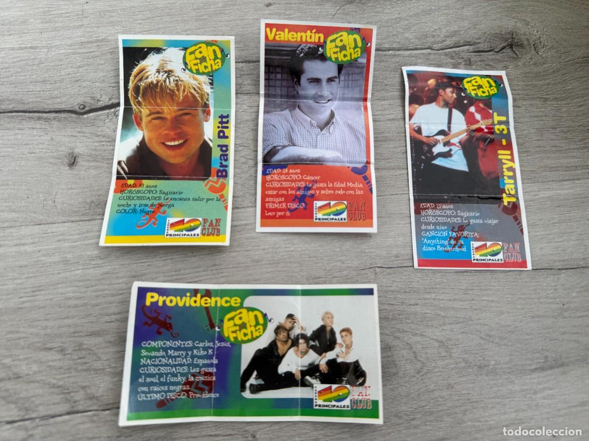 Coleccionismo cromos antiguos: 4 cromos Fan Club 40 Principales Bimbo Bimbocao