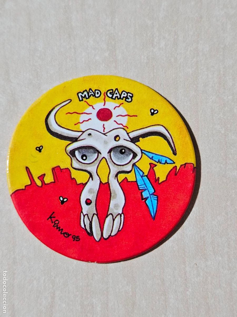 Coleccionismo cromos antiguos: N&ordm; 12 TAZO MAD CAPS AUTHENTIC