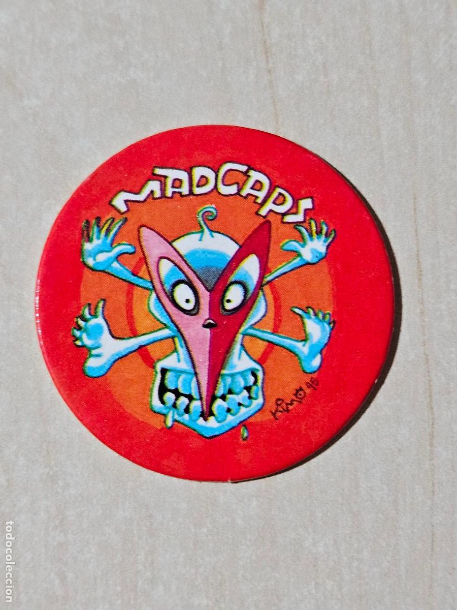 Coleccionismo cromos antiguos: N&ordm; 18 TAZO MAD CAPS AUTHENTIC