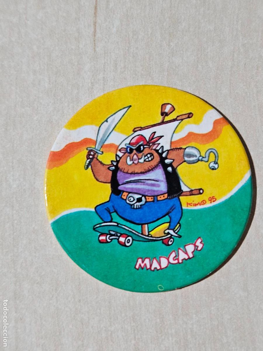 Coleccionismo cromos antiguos: N&ordm; 30 TAZO MAD CAPS AUTHENTIC