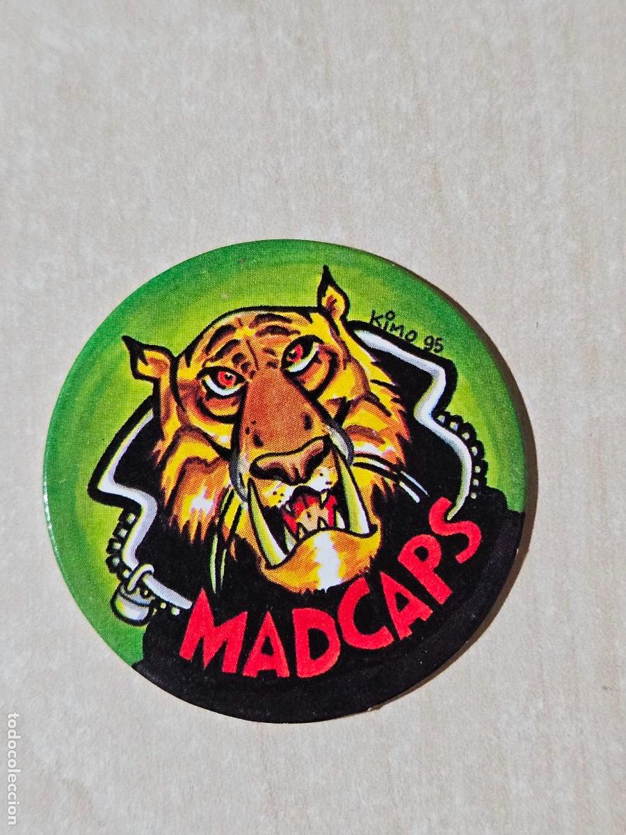 Coleccionismo cromos antiguos: N&ordm; 36 TAZO MAD CAPS AUTHENTIC