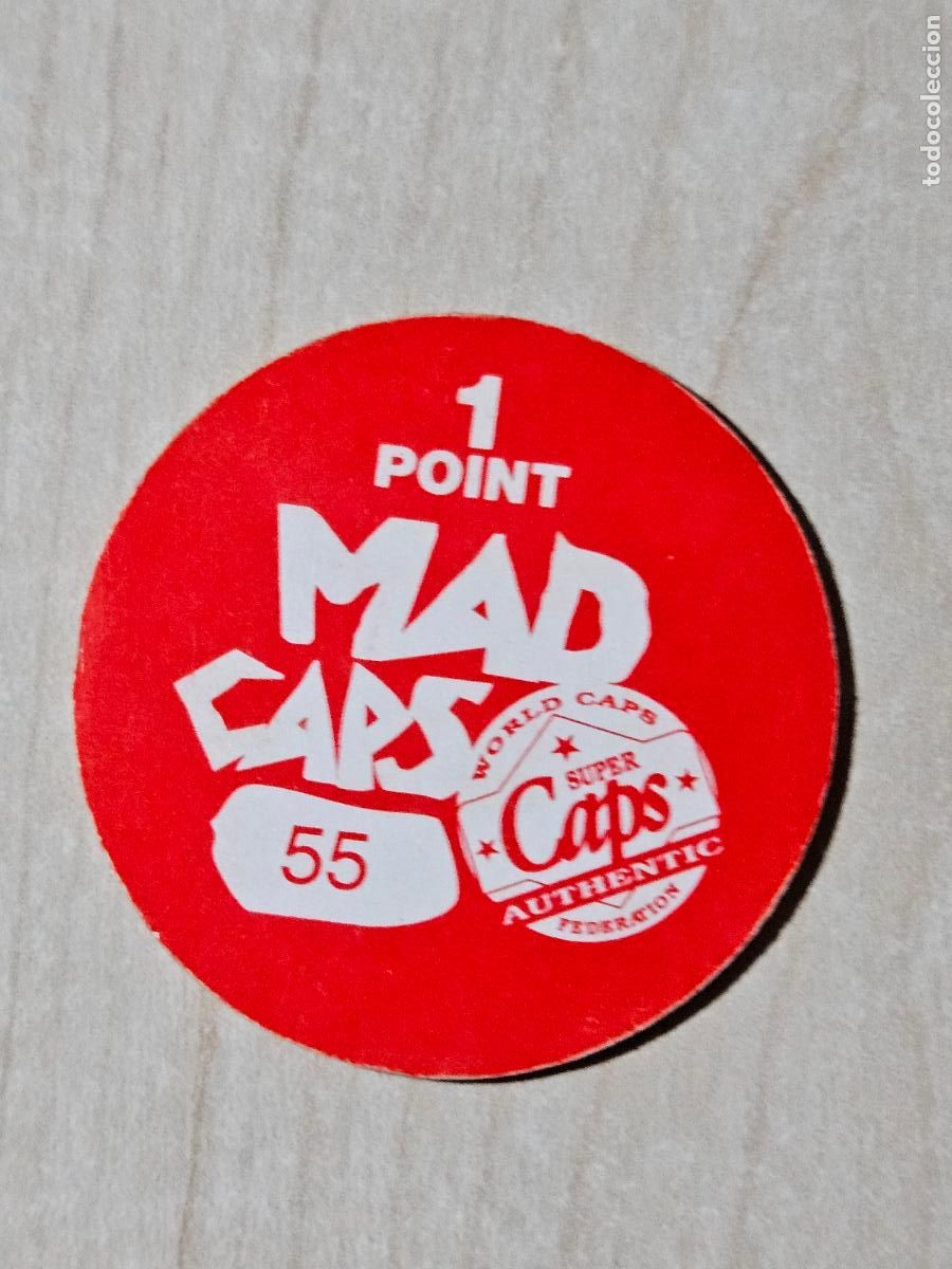 Coleccionismo cromos antiguos: N&ordm; 55 TAZO MAD CAPS AUTHENTIC - Foto 2
