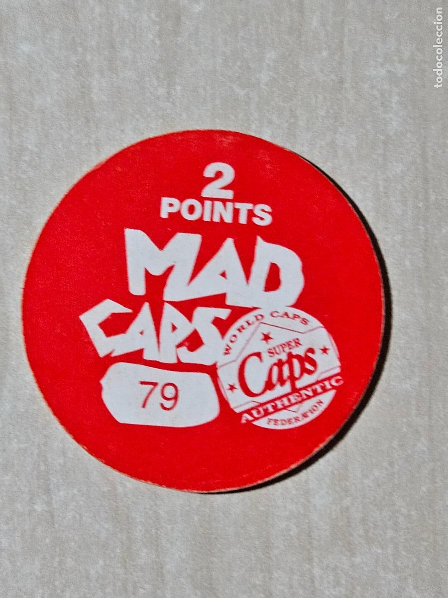Coleccionismo cromos antiguos: N&ordm; 79 TAZO MAD CAPS AUTHENTIC - Foto 2