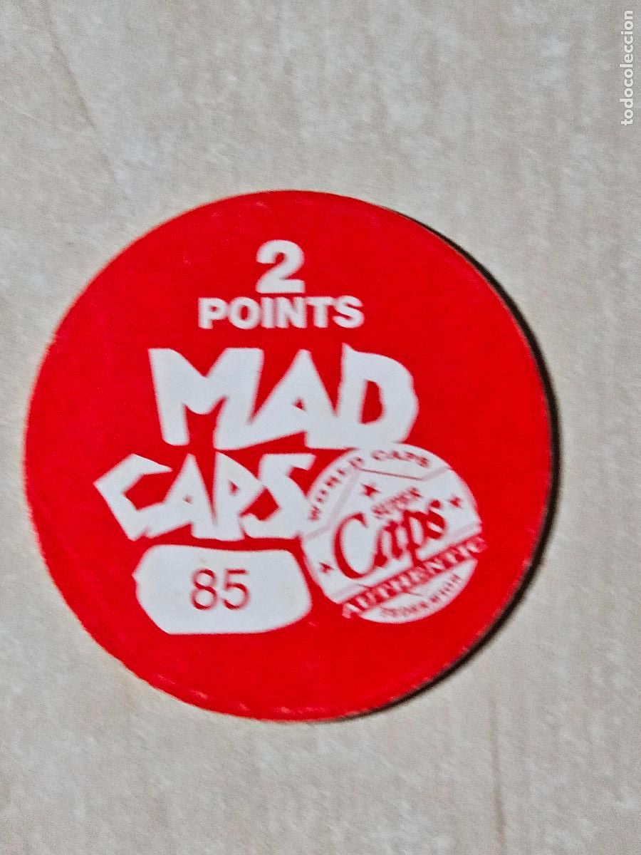 Coleccionismo cromos antiguos: N&ordm; 85 TAZO MAD CAPS AUTHENTIC - Foto 2
