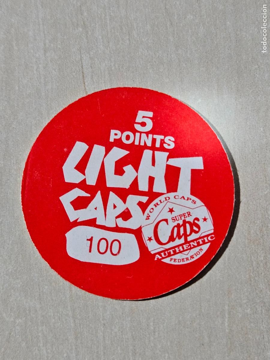 Coleccionismo cromos antiguos: N&ordm; 100 TAZO LIGHT CAPS AUTHENTIC - Foto 2