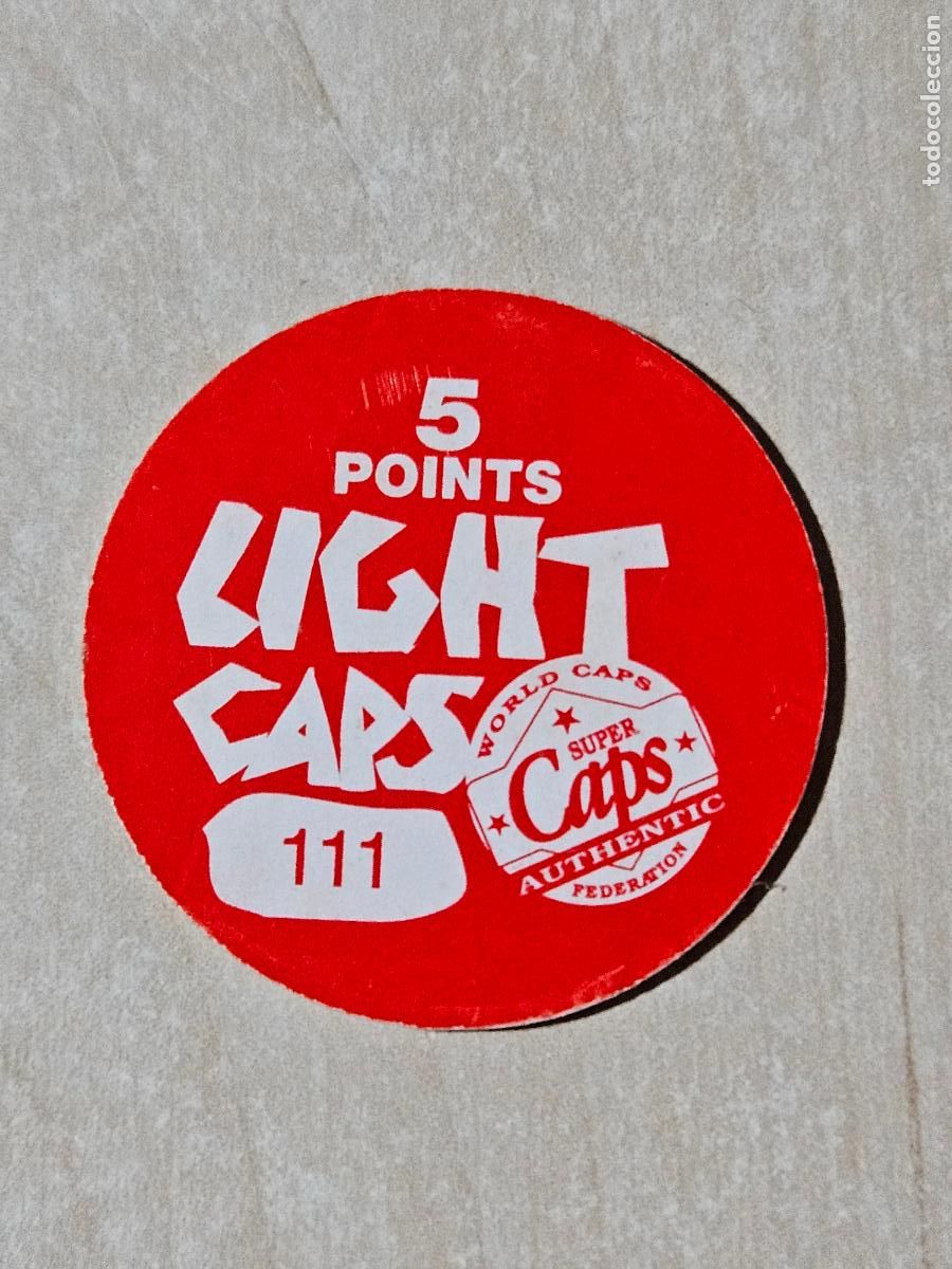 Coleccionismo cromos antiguos: N&ordm; 111 TAZO LIGHT CAPS AUTHENTIC - Foto 2