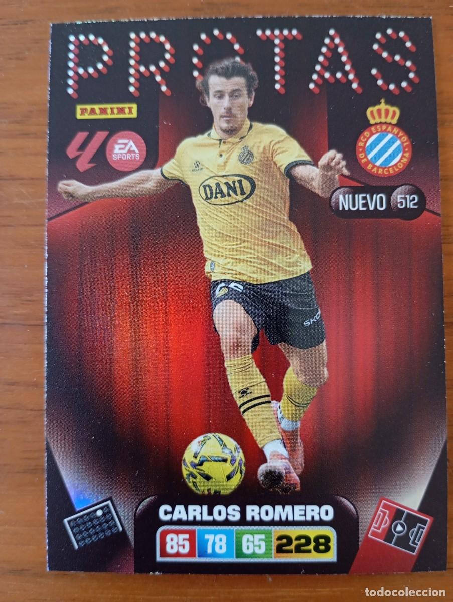 Coleccionismo cromos antiguos: CROMO CARLOS ROMERO. PROTAS. ESPA&Ntilde;OL. ADRENALYN 25 2026