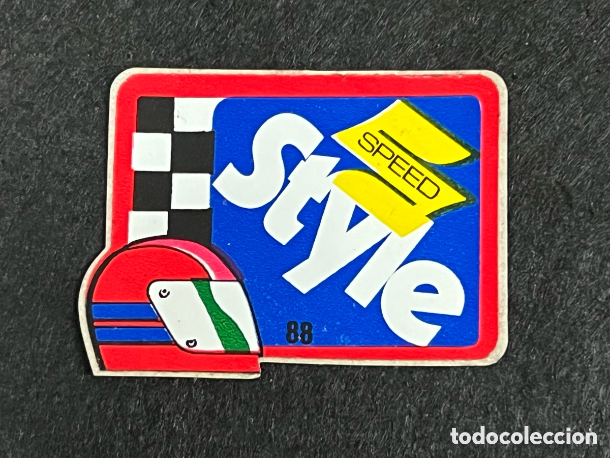 Coleccionismo cromos antiguos: CROMO BIMBO S&Uacute;PER EMBLEMAS SPEED STYLE N&Uacute;MERO 88 SIN PEGAR TROQUELADO