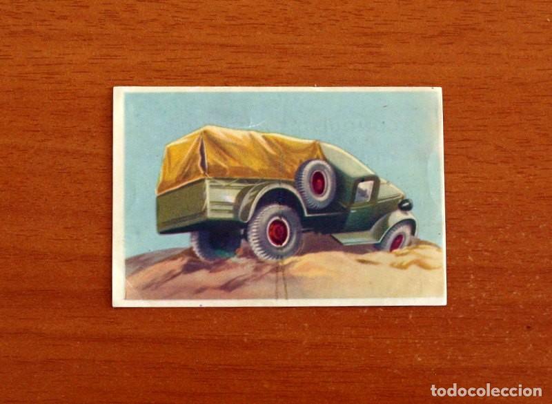 Coleccionismo cromos antiguos: Conquistas Modernas - N&ordm; 120 Adelantos del Autom&oacute;vil - Editorial Crisol A&ntilde;o 1957 - Nunca Pegado