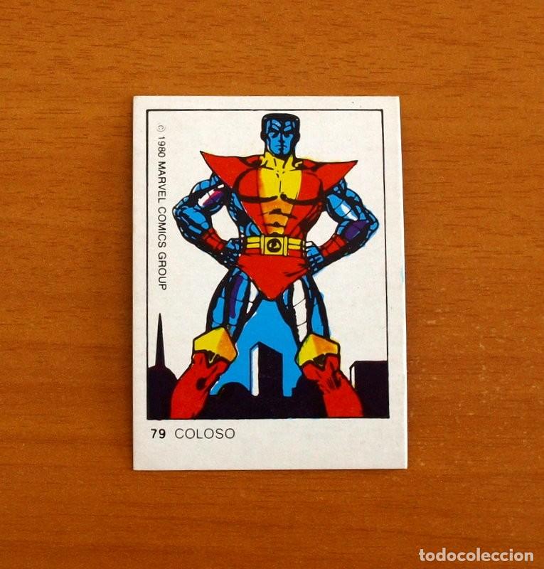 Coleccionismo cromos antiguos: Superh&eacute;roes - N&ordm; 79, Coloso - Marvel 1980 Comics Group - Chocolates Terrabusi - Nunca Pegado