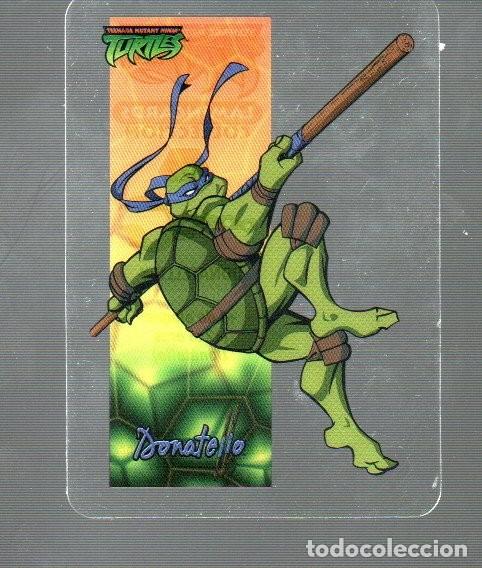 Coleccionismo cromos antiguos: CROMO DE TORTUGAS LAMINCARDS EDIBAS DONATELLO N&ordm; 022 PL&Aacute;STICO