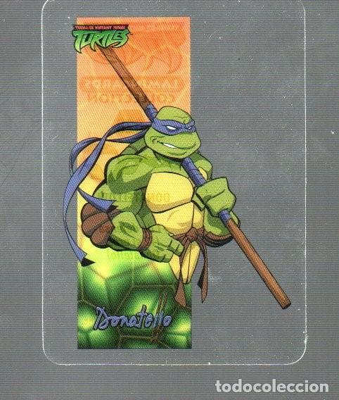 Coleccionismo cromos antiguos: CROMO DE TORTUGAS LAMINCARDS EDIBAS DONATELLO N&ordm; 028 PL&Aacute;STICO