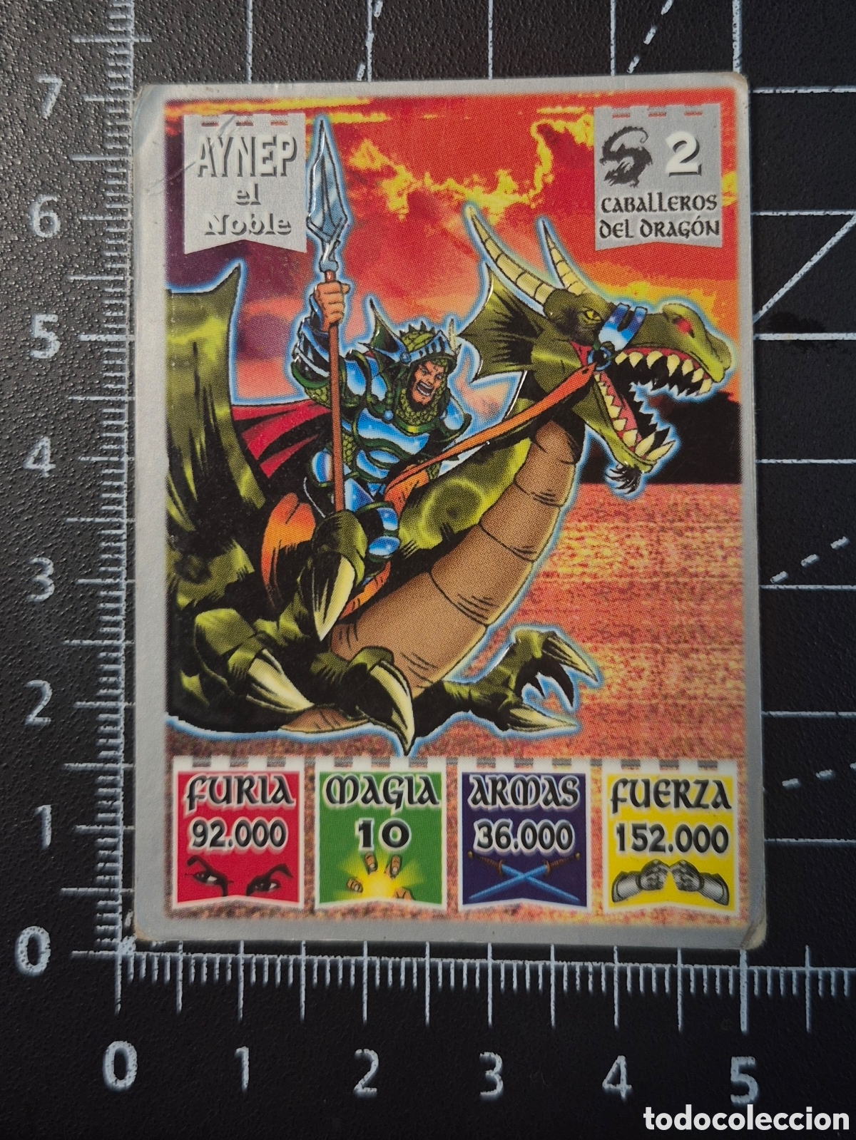 Coleccionismo cromos antiguos: BOLLYCAO - Bolly Kaos the legend - Caballeros del drag&oacute;n #2 Aynep el Noble