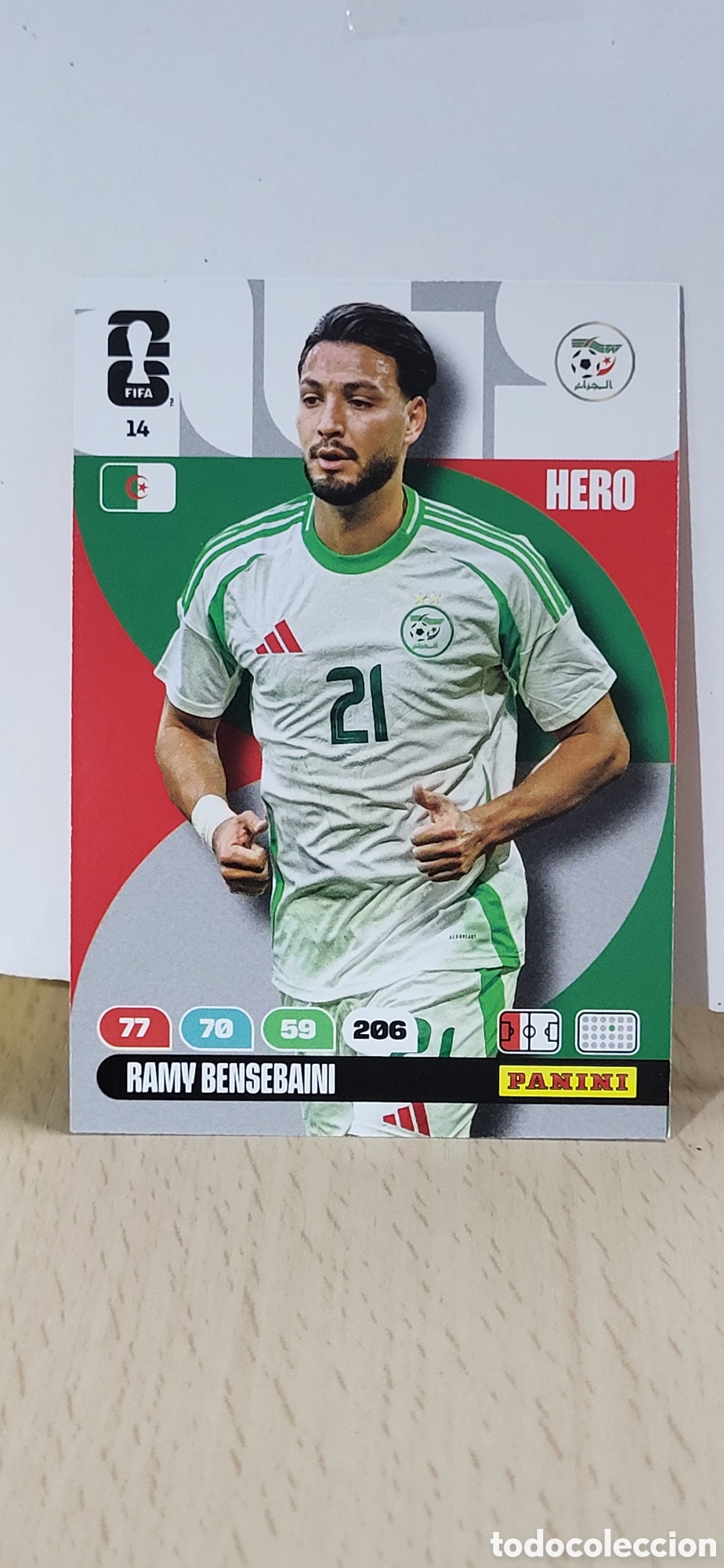 Collezionismo Figurine antiche: RAMY BENSEBAINI ARGELIA N&ordm; 14 ADRENALYN XL MUNDIAL 2026 26 FIFA WORLD CUP PANINI