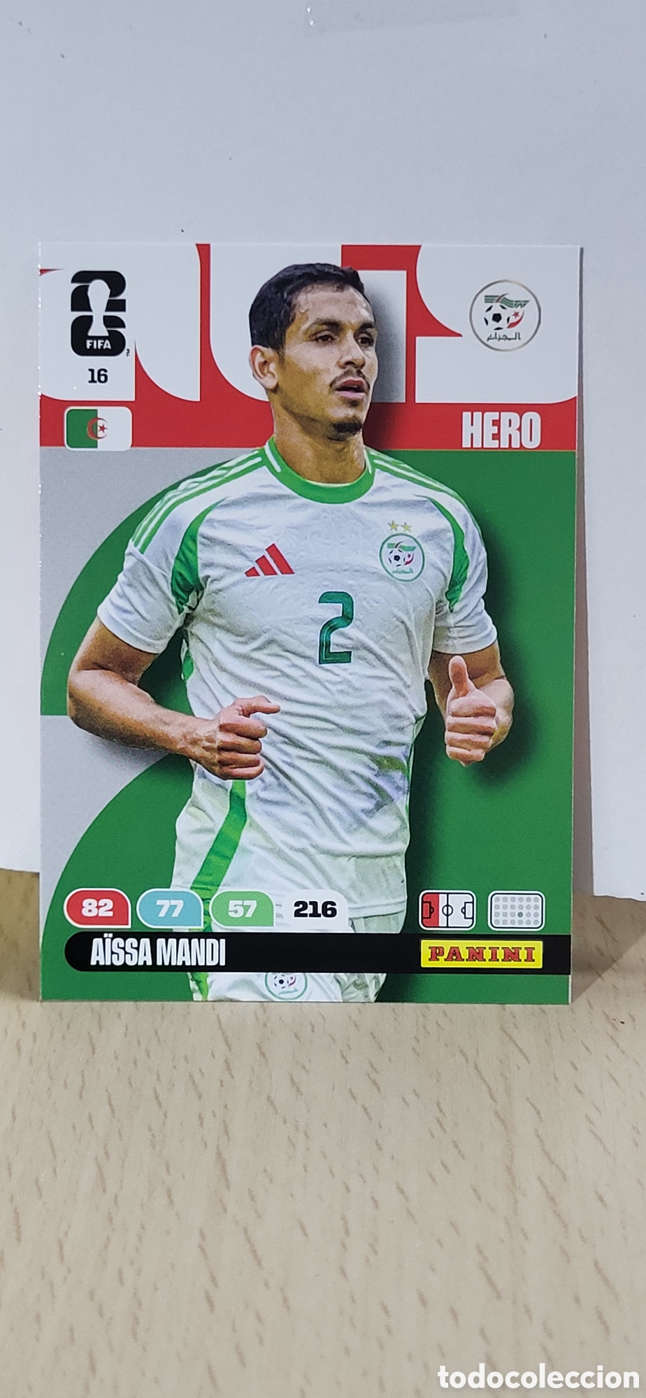 Collezionismo Figurine antiche: AISSA MANDI ARGELIA N&ordm; 16 ADRENALYN XL MUNDIAL 2026 26 FIFA WORLD CUP PANINI