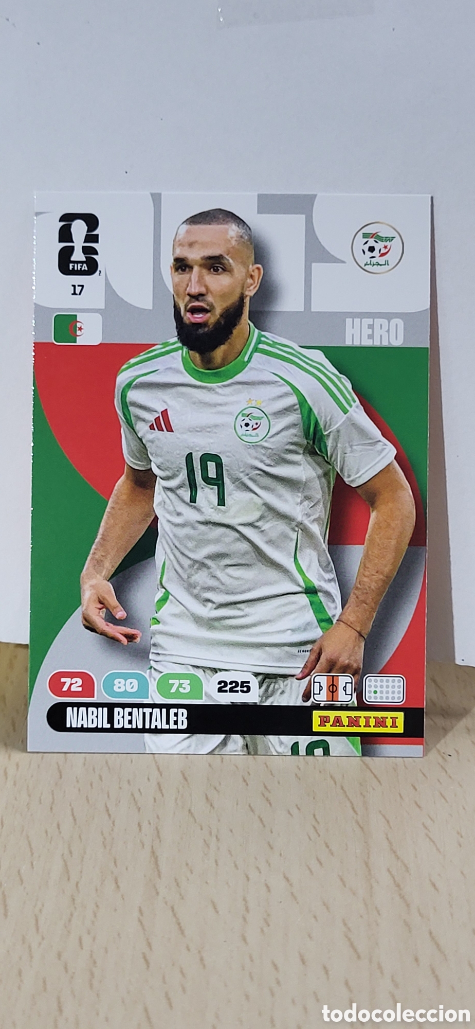 Collezionismo Figurine antiche: NABIL BENTALEB ARGELIA N&ordm; 17 ADRENALYN XL MUNDIAL 2026 26 FIFA WORLD CUP PANINI