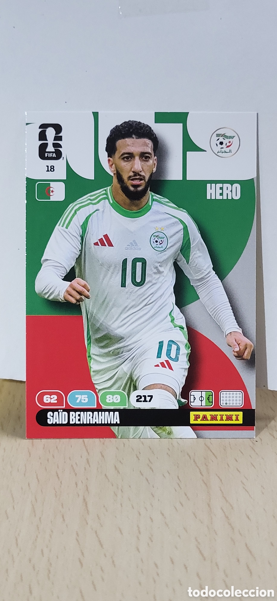Collezionismo Figurine antiche: SAID BENRAHMA ARGELIA N&ordm; 18 ADRENALYN XL MUNDIAL 2026 26 FIFA WORLD CUP PANINI