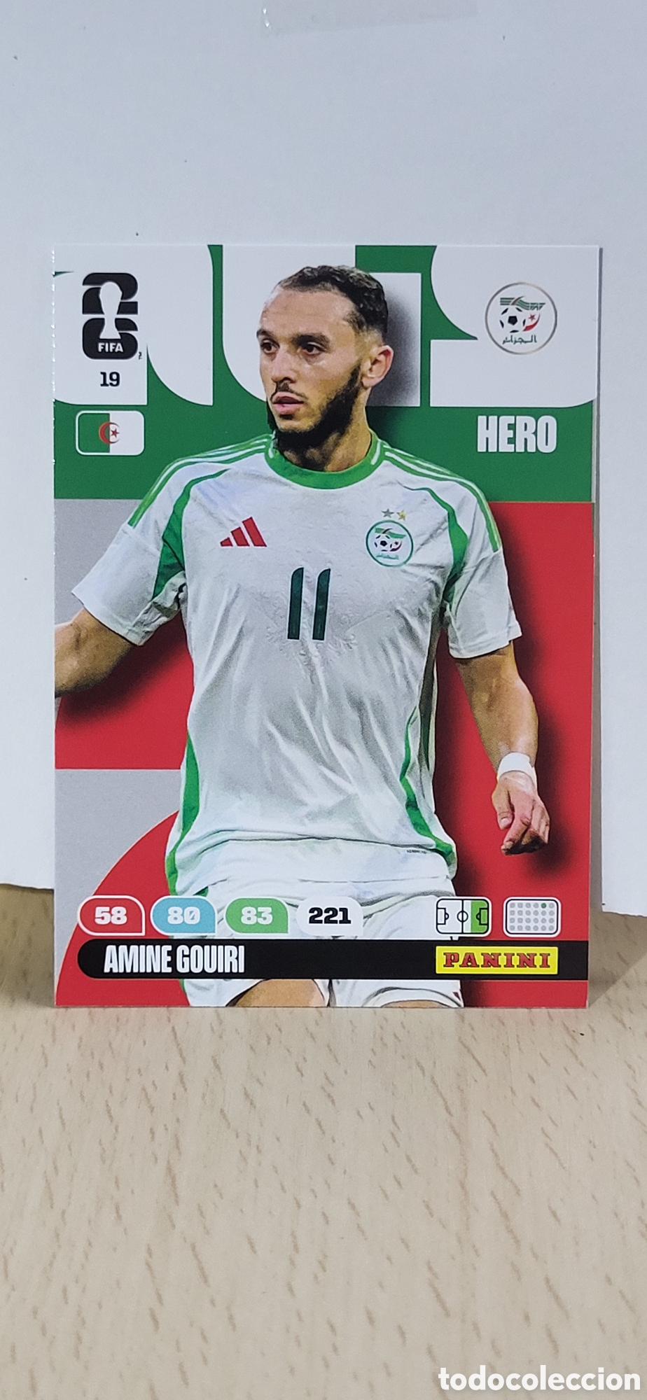 Collezionismo Figurine antiche: AMINE GOUIRI ARGELIA N&ordm; 19 ADRENALYN XL MUNDIAL 2026 26 FIFA WORLD CUP PANINI