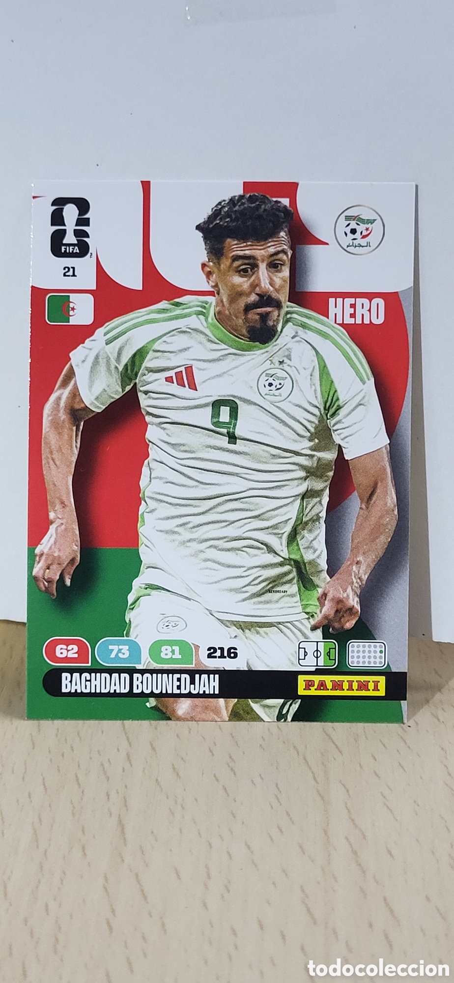 Collezionismo Figurine antiche: BAGHDAD BOUNEDJAH ARGELIA N&ordm; 21 ADRENALYN XL MUNDIAL 2026 26 FIFA WORLD CUP PANINI