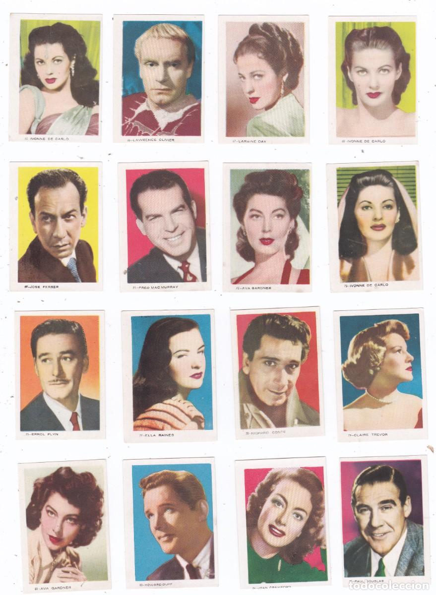 Coleccionismo cromos antiguos: CROMOS ANTIGUOS ESTRELLAS DE HOLLYWOOD CINE LOTE 3