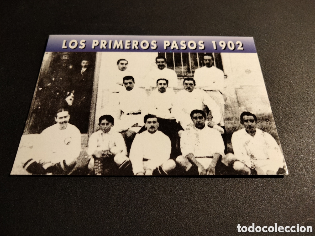 Coleccionismo cromos antiguos: REAL MADRID ORO # 11 LOS PRIMEROS PASOS MAGIC BOX 1902 - 1996