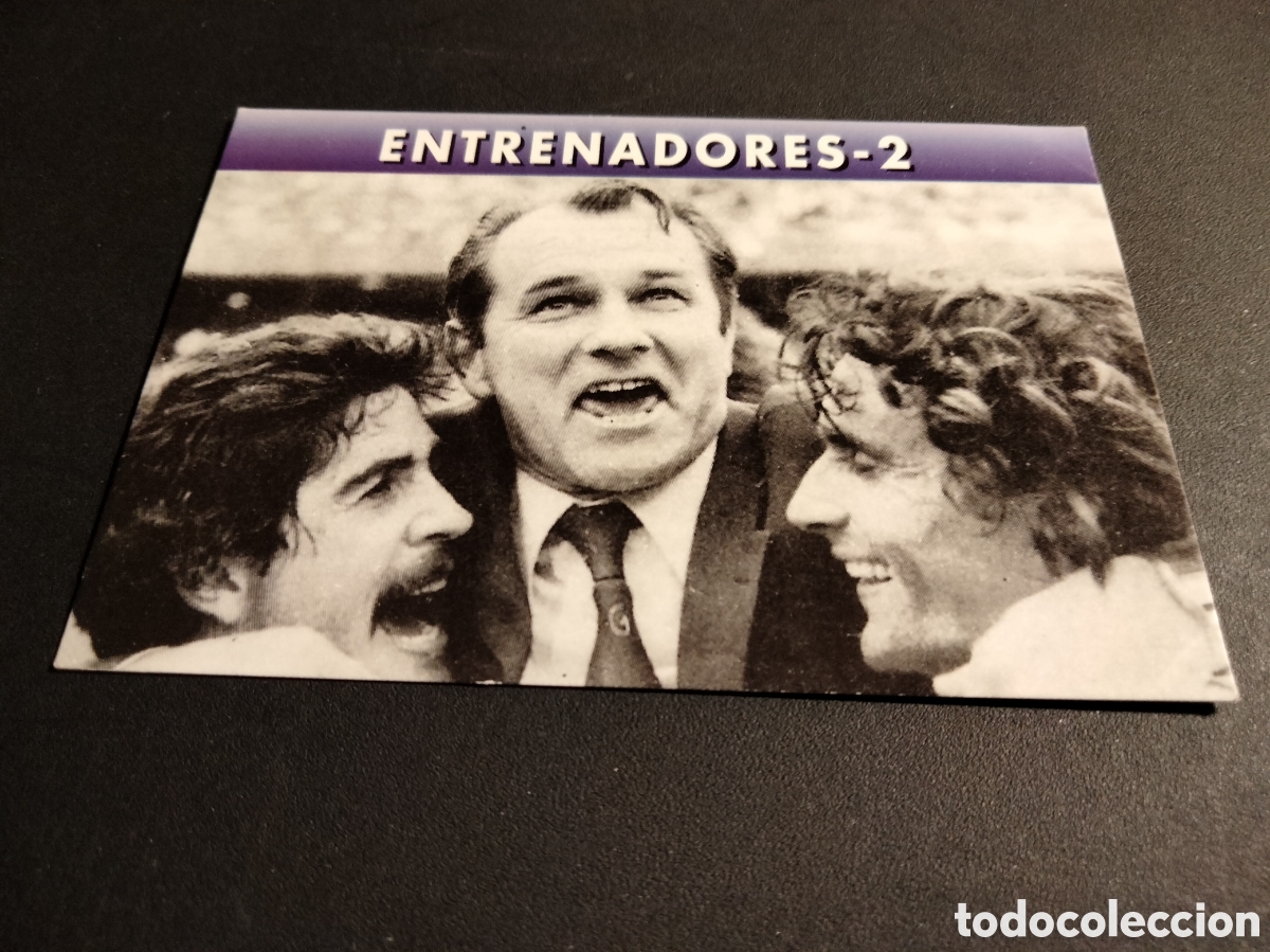 Coleccionismo cromos antiguos: REAL MADRID ORO # 26 ENTRENADORES - 2 MAGIC BOX 1902 - 1996
