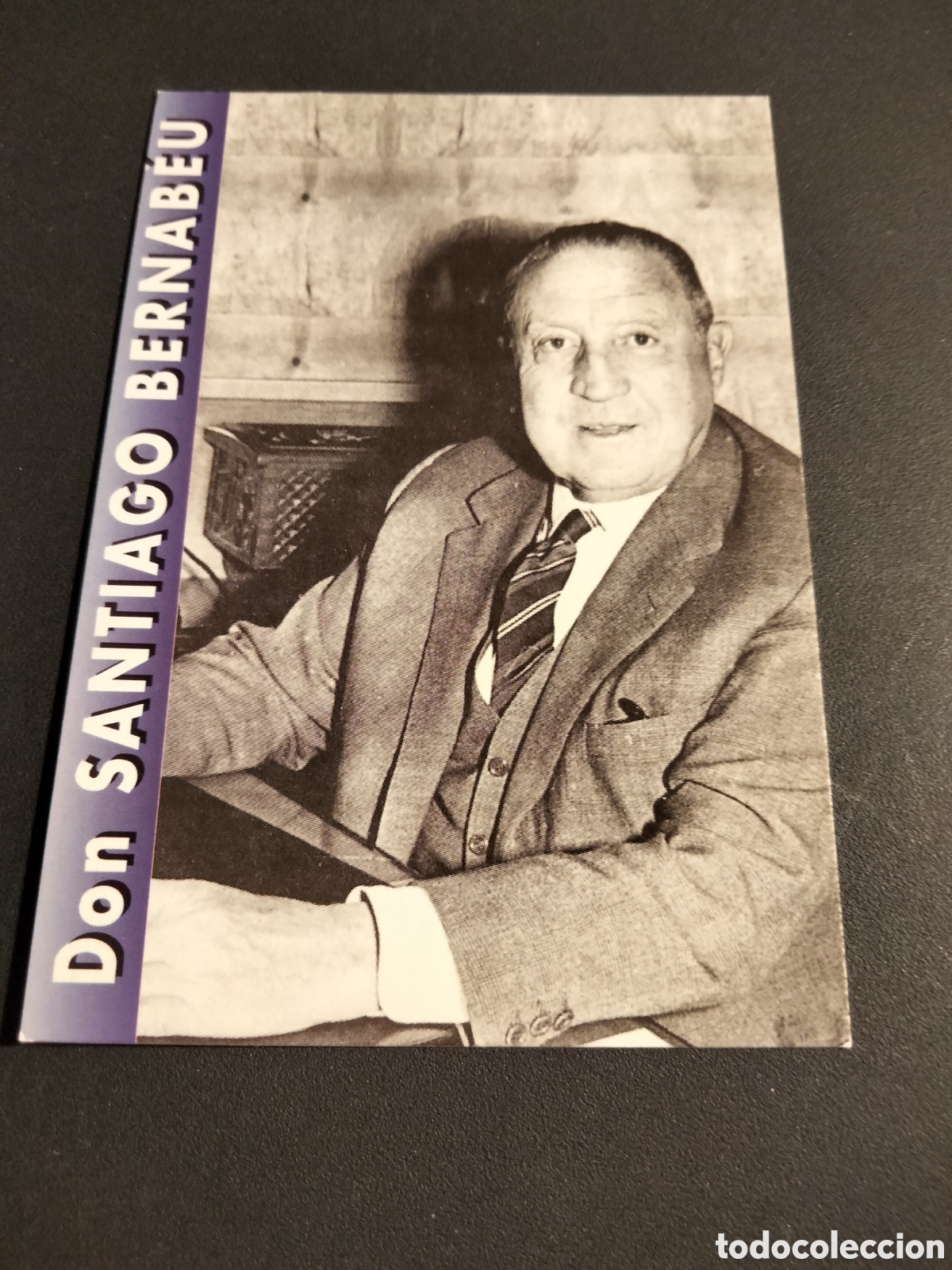 Coleccionismo cromos antiguos: REAL MADRID ORO # 14 DON SANTIAGO BERNAB&Eacute;U MAGIC BOX 1902 - 1996