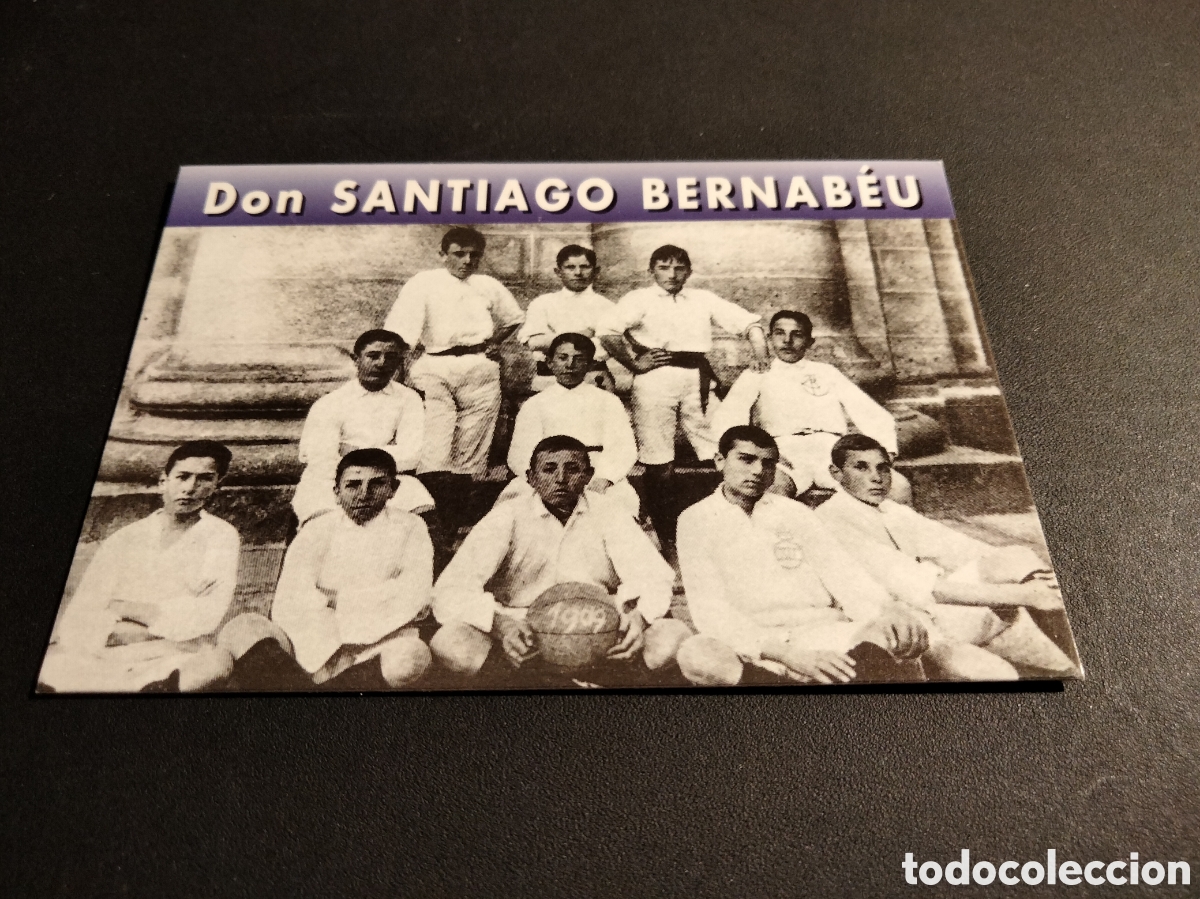 Coleccionismo cromos antiguos: REAL MADRID ORO # 15 DON SANTIAGO BERNAB&Eacute;U MAGIC BOX 1902 - 1996