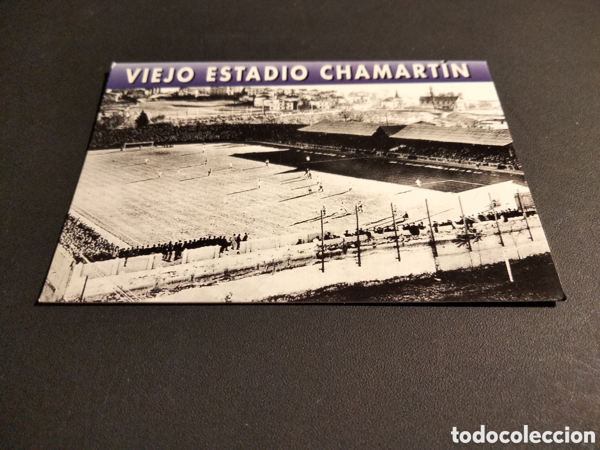 Coleccionismo cromos antiguos: REAL MADRID ORO # 18 VIEJO ESTADIO CHAMART&Iacute;N MAGIC BOX 1902 - 1996