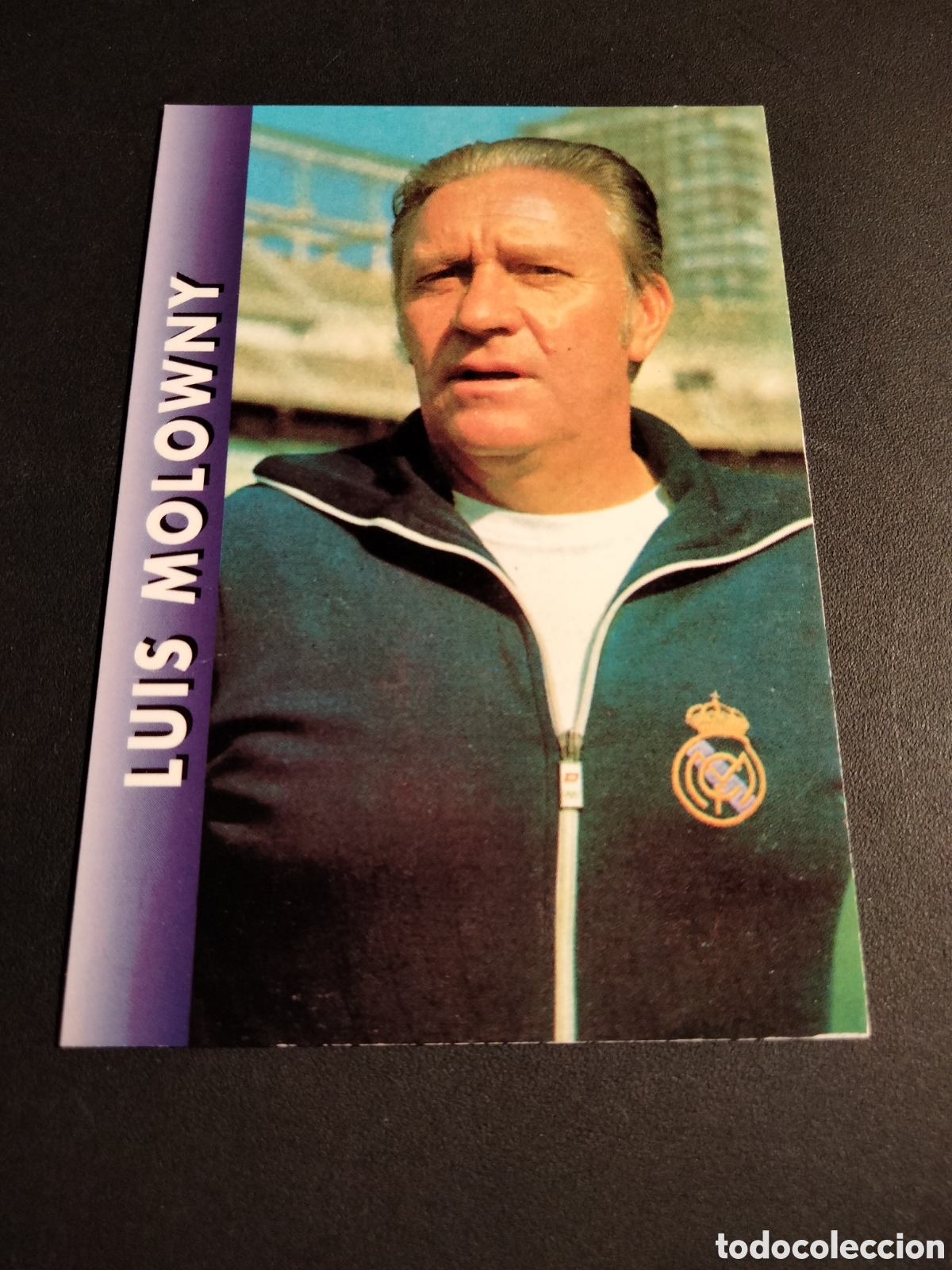 Coleccionismo cromos antiguos: REAL MADRID ORO # 24 LUIS MOLOWNY MAGIC BOX 1902 - 1996