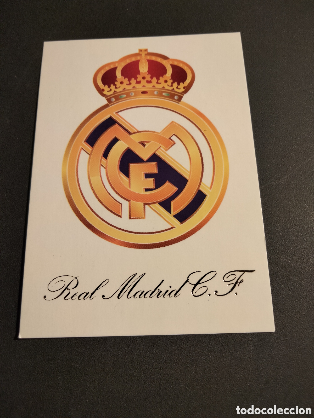 Coleccionismo cromos antiguos: REAL MADRID ORO # 1 ESCUDO MAGIC BOX 1902 - 1996