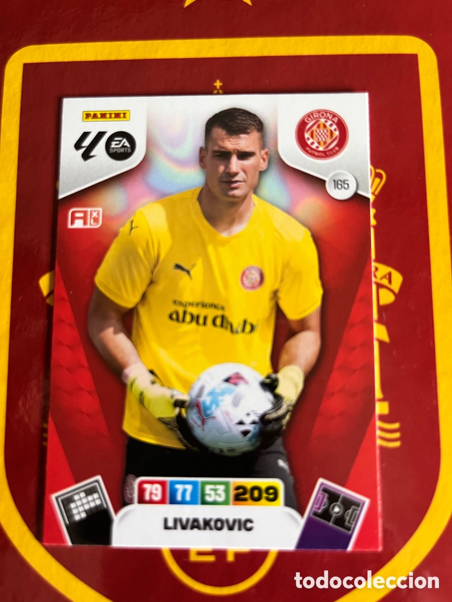 Collectable Antique Stickers: 165 LIVAKOVIC ADRENALYN 2025 2026 25 26 GIRONA