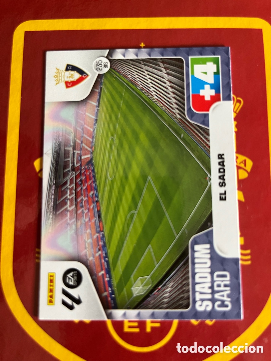 Collectable Antique Stickers: 235 BIS EL SADAR ESTADIO OSASUNA ADRENALYN 2025 2026 25 26