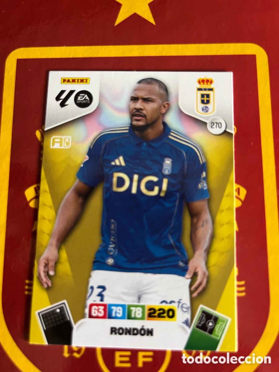 Collectable Antique Stickers: 270 ROND&Oacute;N ADRENALYN 2025 2026 25 26 REAL OVIEDO