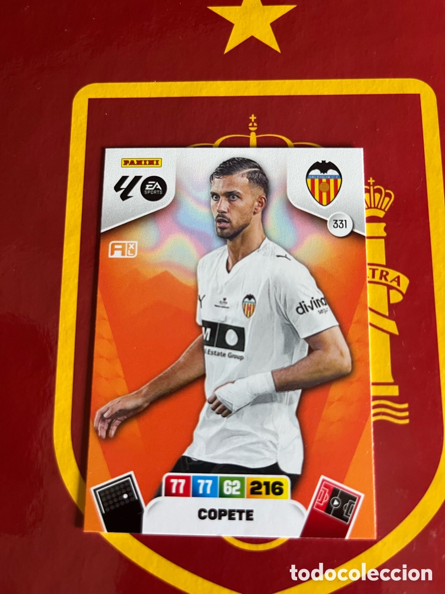 Sammeln alte Sammelbilder: 331 COPETE ADRENALYN 2025 2026 25 26 VALENCIA CF
